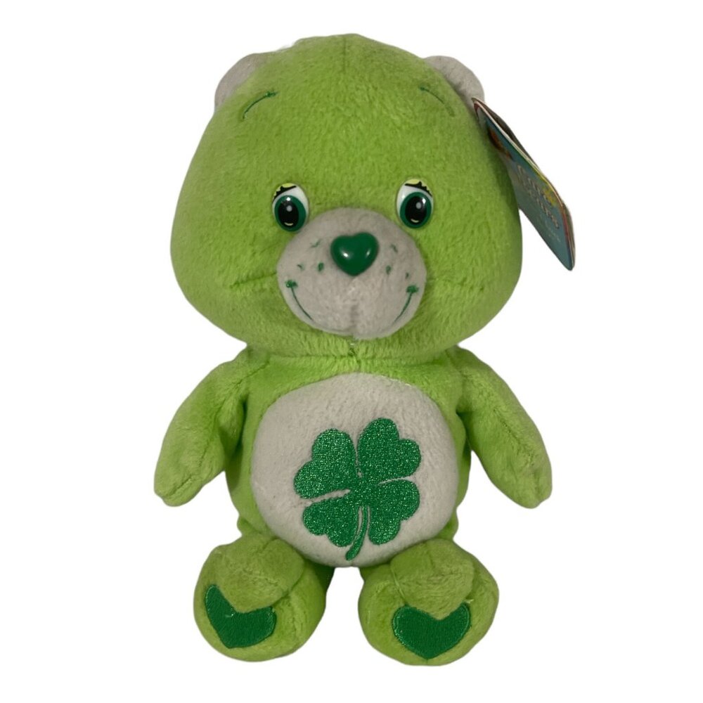 Care Bears Good Luck Bear Collectors Edition‎ Plush 7 Inch 2002 New B3